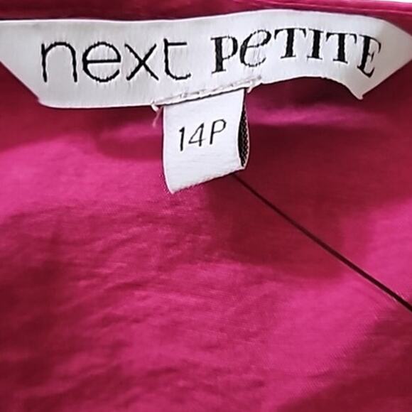 Next Women’s Sleeveless Drawstring Tank Top - Size 14 Petite, Pink, NWT - Picture 4 of 8